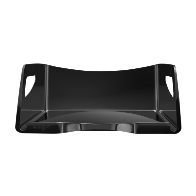 CEP Vaschetta Portacorrispondenza Maxi 220 in Polistirene Nero - 38,6 x 27 x 11,5 cm, Impilabile e Riciclabile