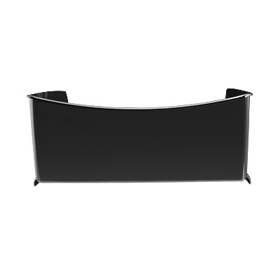 CEP Vaschetta Portacorrispondenza Maxi 220 in Polistirene Nero - 38,6 x 27 x 11,5 cm, Impilabile e Riciclabile