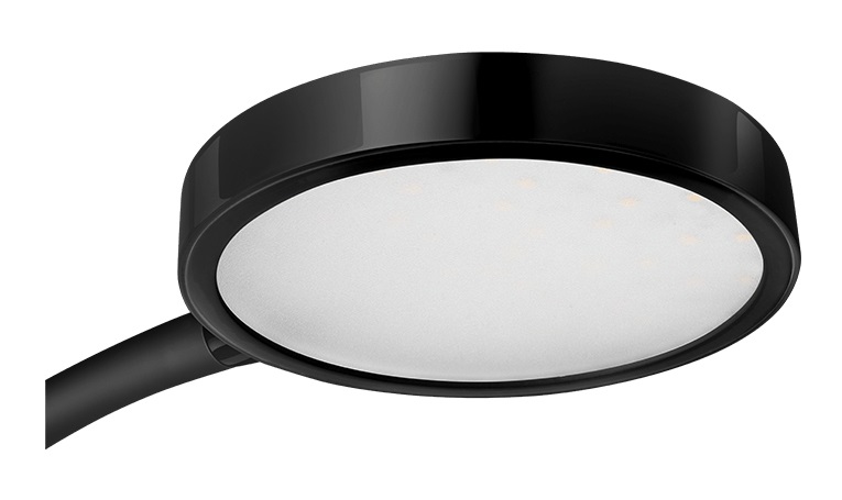 CEP Lampada da tavolo Flex LED 7W Nero con Interruttore Soft Touch e Dimmer