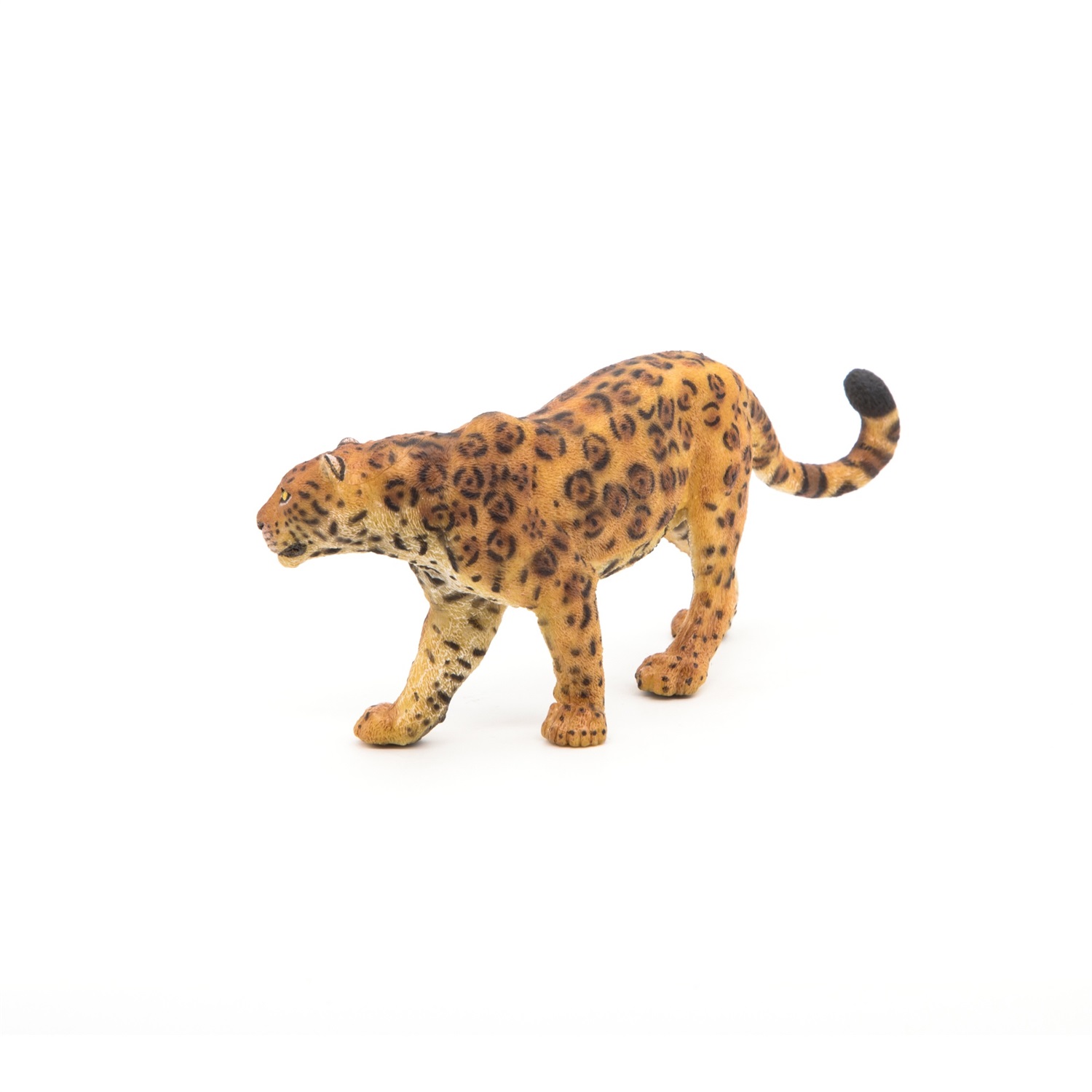 PAPO - Figura Giaguaro Realistico in Plastica Dipinto a Mano - Giocattolo per Bambini dai 3 Anni - 11,2 x 4,8 x 5 cm - Collezione Animali Selvatici