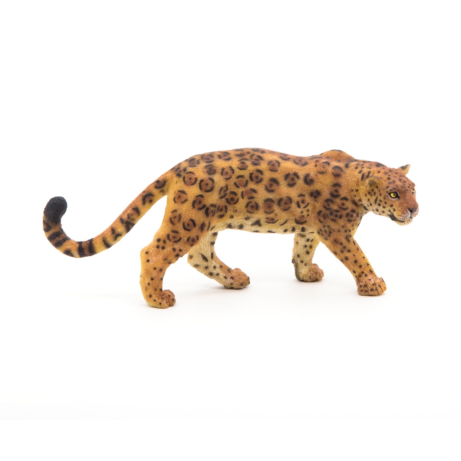 PAPO - Figura Giaguaro Realistico in Plastica Dipinto a Mano - Giocattolo per Bambini dai 3 Anni - 11,2 x 4,8 x 5 cm - Collezione Animali Selvatici