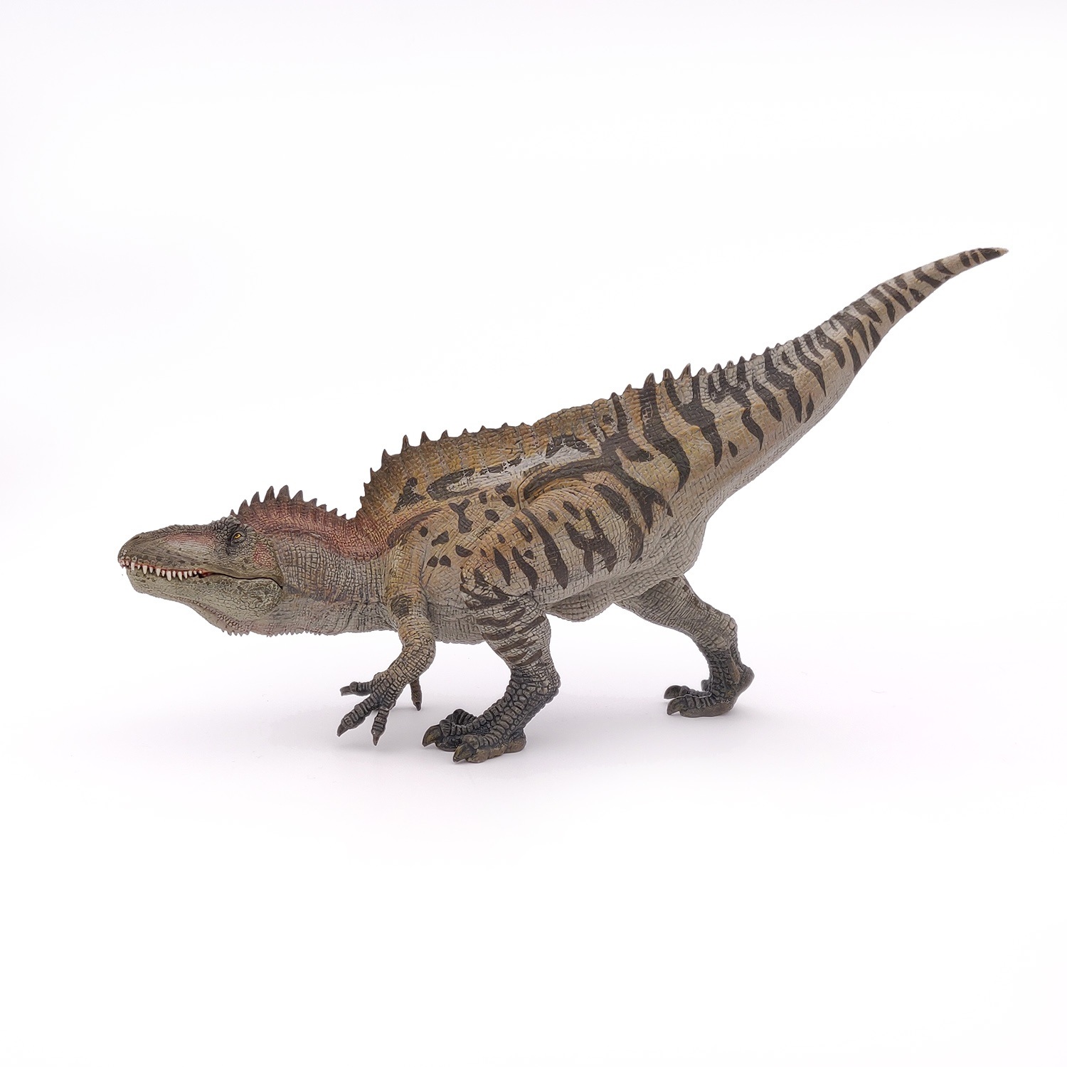 Papo 55062 Action Figure Acrocanthosaurus Beige-Marrone - Dinosauro Dipinto a Mano da Collezione