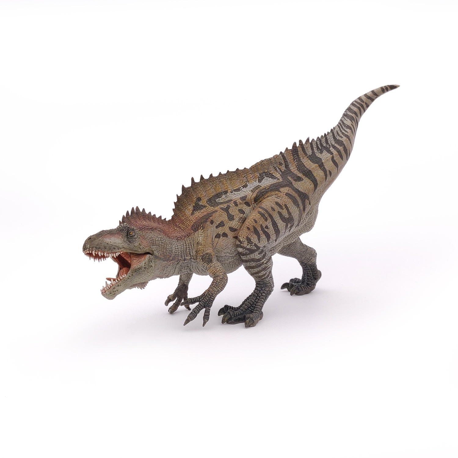 Papo 55062 Action Figure Acrocanthosaurus Beige-Marrone - Dinosauro Dipinto a Mano da Collezione