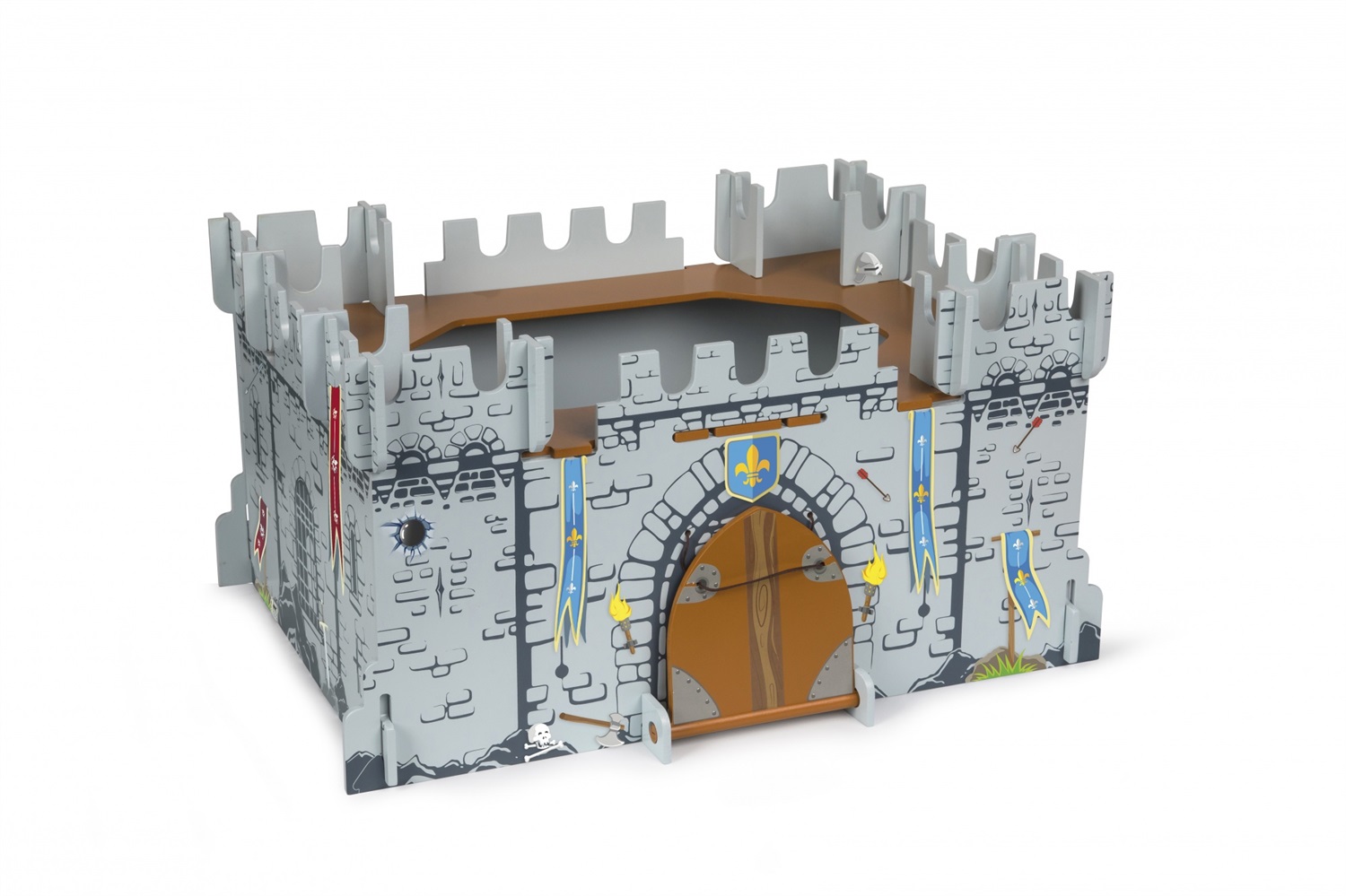 Papo 60006 - Il mio primo castello - Gioco educativo per bambini dai 3 anni - Stimola creatività e scoperta storica