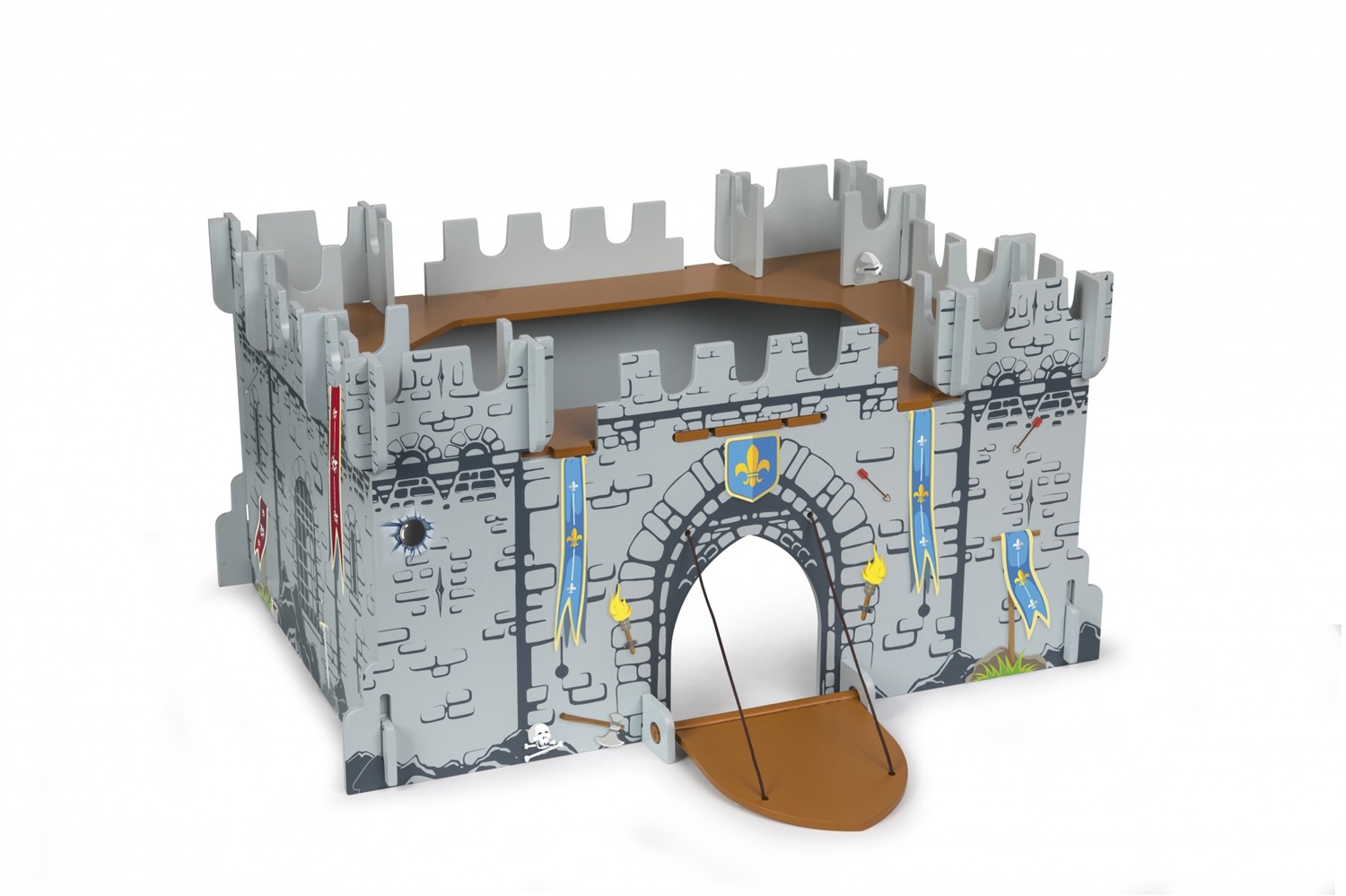 Papo 60006 - Il mio primo castello - Gioco educativo per bambini dai 3 anni - Stimola creatività e scoperta storica