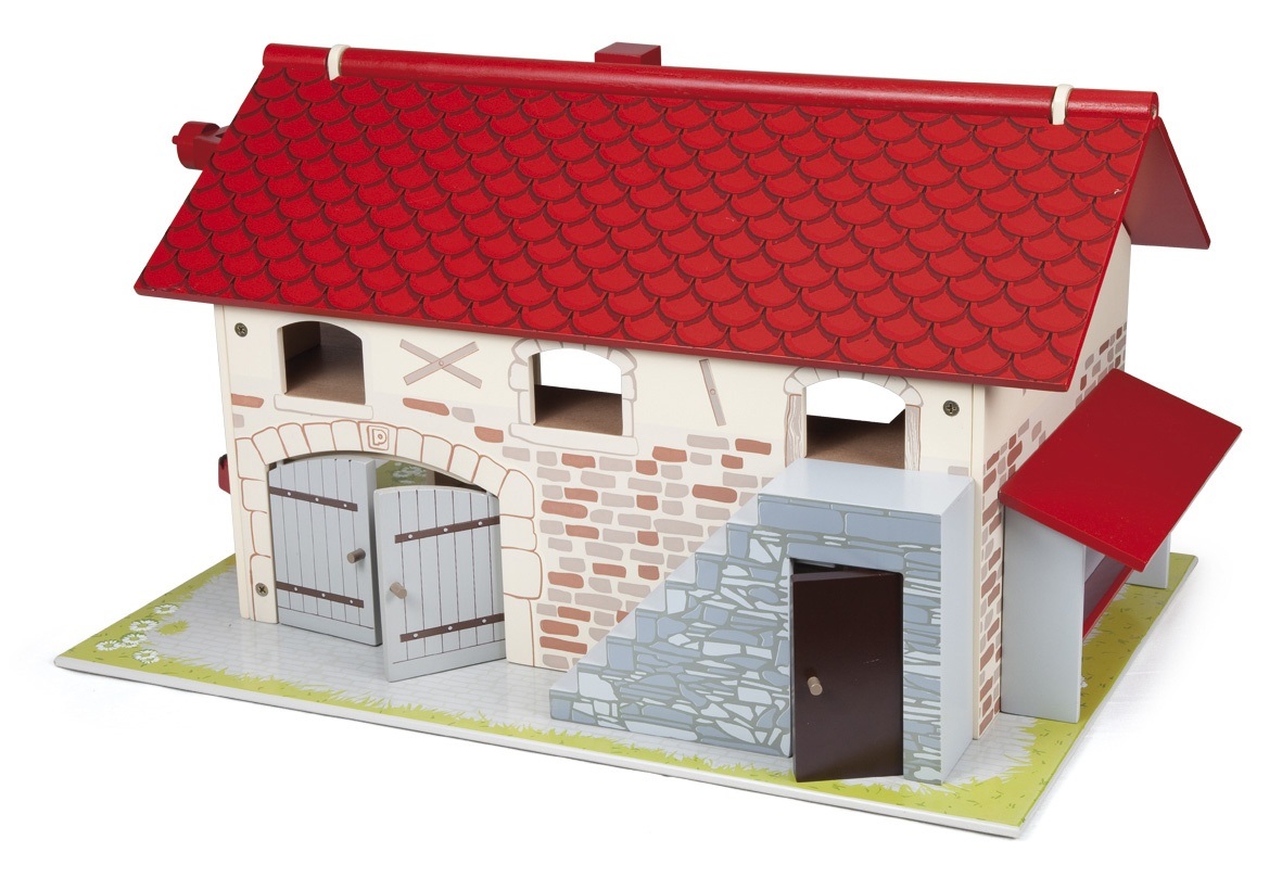 Papo The Big Farm Toy Playset - Fattoria Grande in Legno Multi-colore per Bambini dai 3 Anni