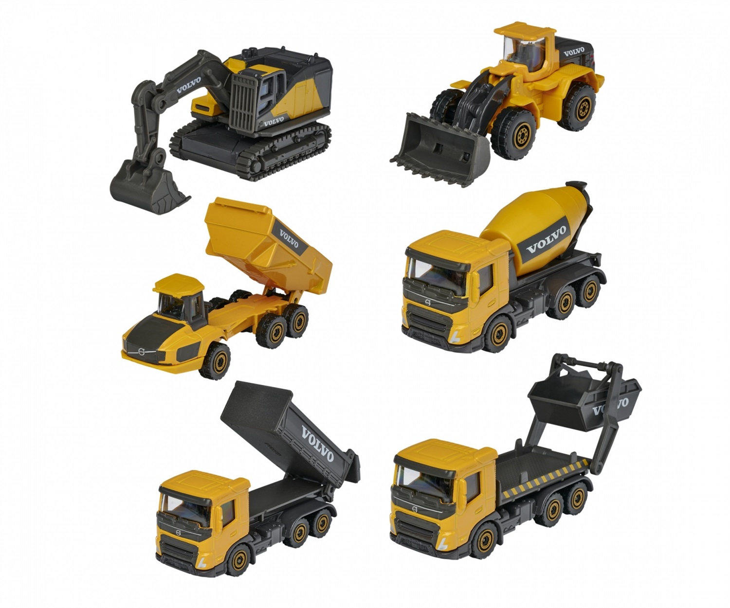 Majorette 212057284 Volvo Edition Set 3 PZ - Veicoli Giocattolo Assortiti