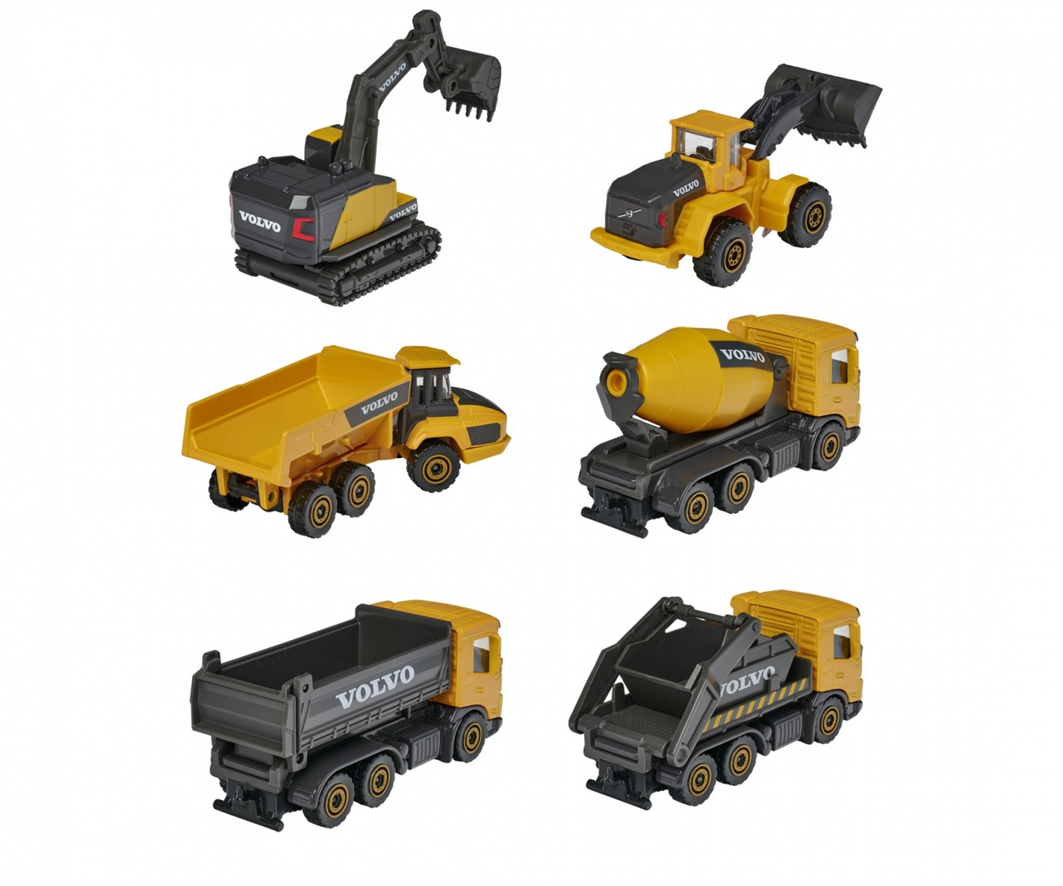 Majorette 212057284 Volvo Edition Set 3 PZ - Veicoli Giocattolo Assortiti