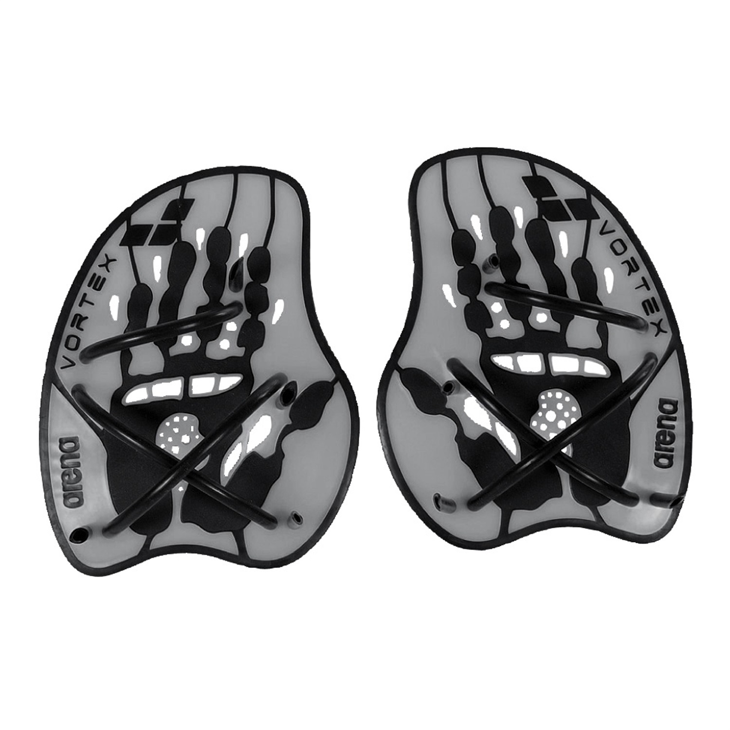Arena Hand Paddle Vortex - Palette per Nuoto con Cinturini Regolabili, Design Ergonomico, Senza PVC