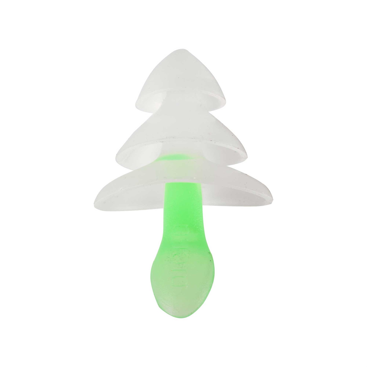 Arena Earplug PRO - Tappi per Orecchie Unisex Adulto in Silicone Clear/Lime, Taglia Unica, Design Ergonomico a Tre Anelli per Protezione dall'Acqua