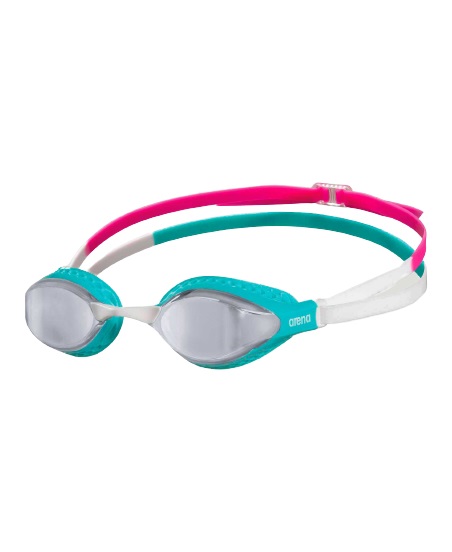 ARENA Airspeed Mirror e Cobra Core Swipe Mirror - Occhialini da Nuoto da Gara Unisex Adulto con Anti-Appannamento, Protezione UV e Ponti Nasali Intercambiabili