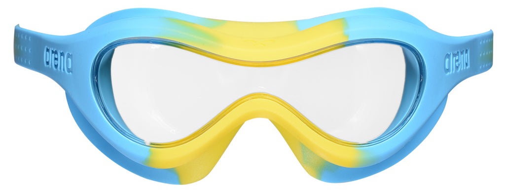 Arena Spider Kids Mask - Occhialini da Nuoto Anti-Appannamento per Bambini con Grandi Lenti e Protezione UV