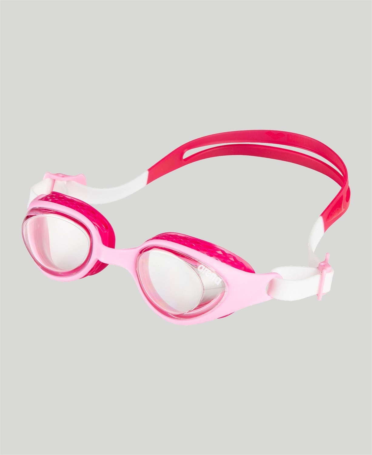 Arena Air Jr Occhialini da Nuoto Unisex per Bambini, CLEAR-PINK, Taglia Unica con Guarnizioni Air Seals