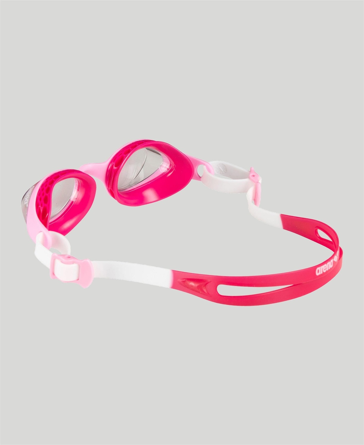 Arena Air Jr Occhialini da Nuoto Unisex per Bambini, CLEAR-PINK, Taglia Unica con Guarnizioni Air Seals