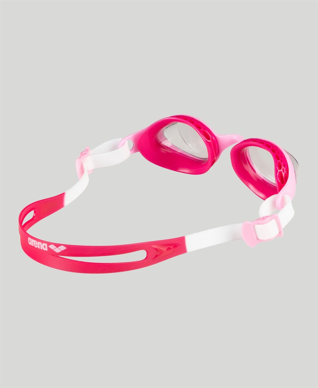 Arena Air Jr Occhialini da Nuoto Unisex per Bambini, CLEAR-PINK, Taglia Unica con Guarnizioni Air Seals
