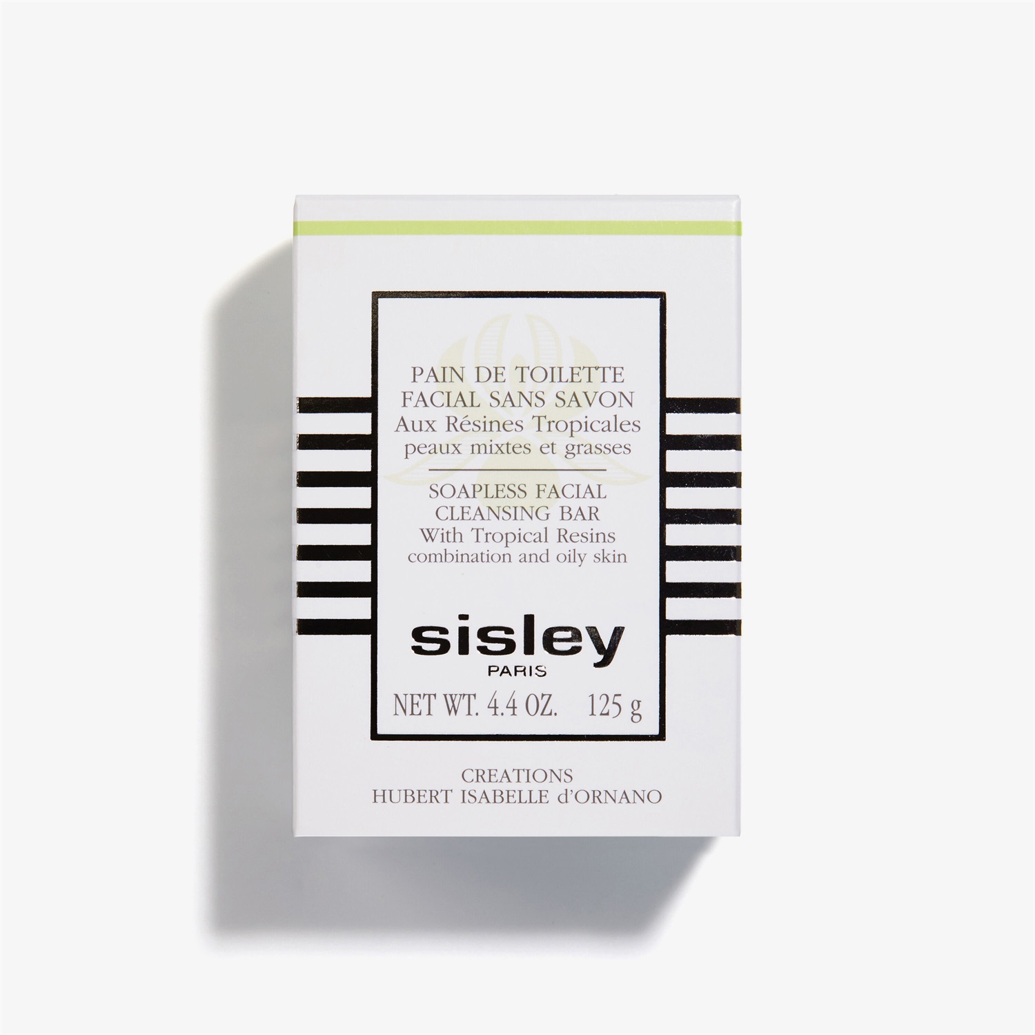 Sisley Pain de Toilette Facial 125g - Detergente Viso Senza Sapone per Pelle Mista e Grassa con Calendula e Resine Tropicali