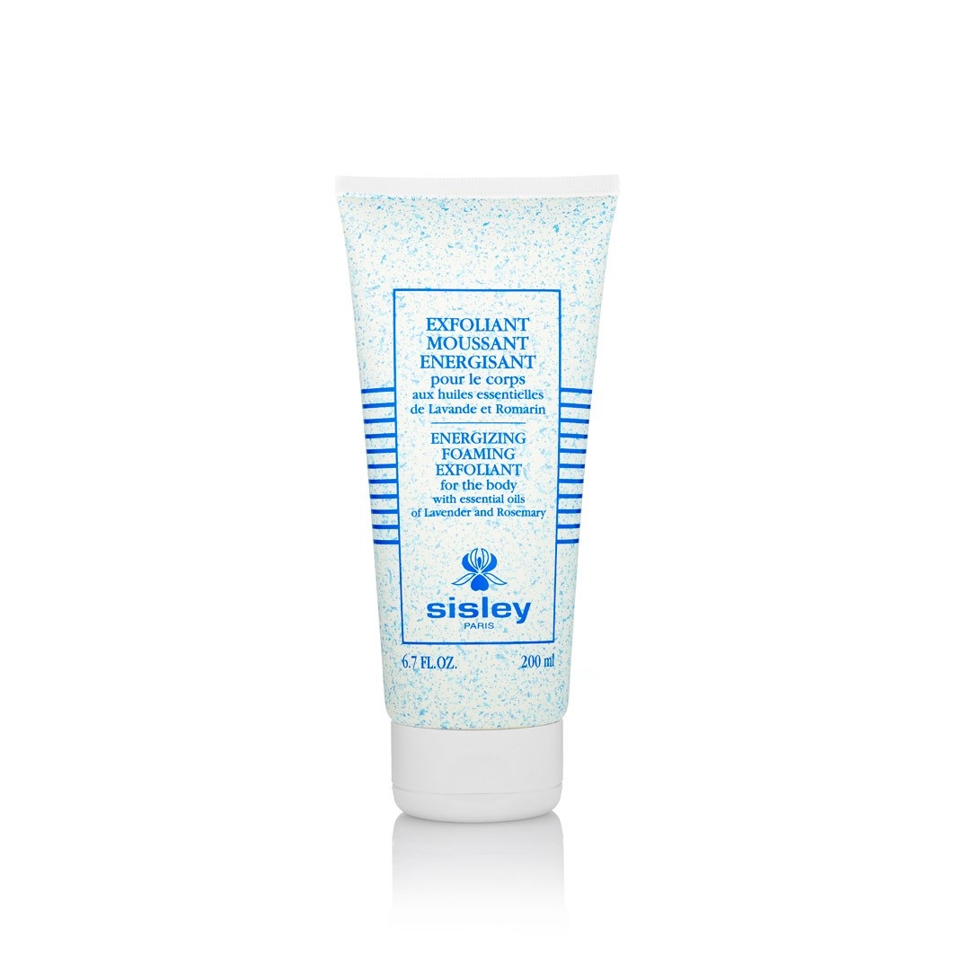 Sisley Exfoliant Moussant Energisant - Trattamento Esfoliante per il Corpo 200 ml con Oli Essenziali di Lavanda e Rosmarino