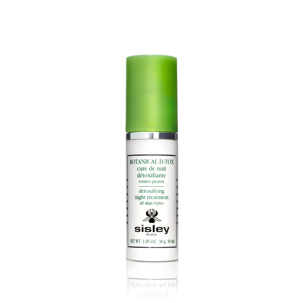Sisley Botanical D-Tox Crema da Notte Rivitalizzante e Detossinante 30 ml - Trattamento di 1 Mese per Viso, Collo e Decolleté