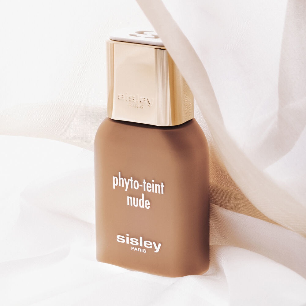 Sisley Phyto-Teint Nude Fondotinta Liquido 4C Honey 30ml - Incarnato Ultra-Naturale, Oil-Free, Finish Satinato