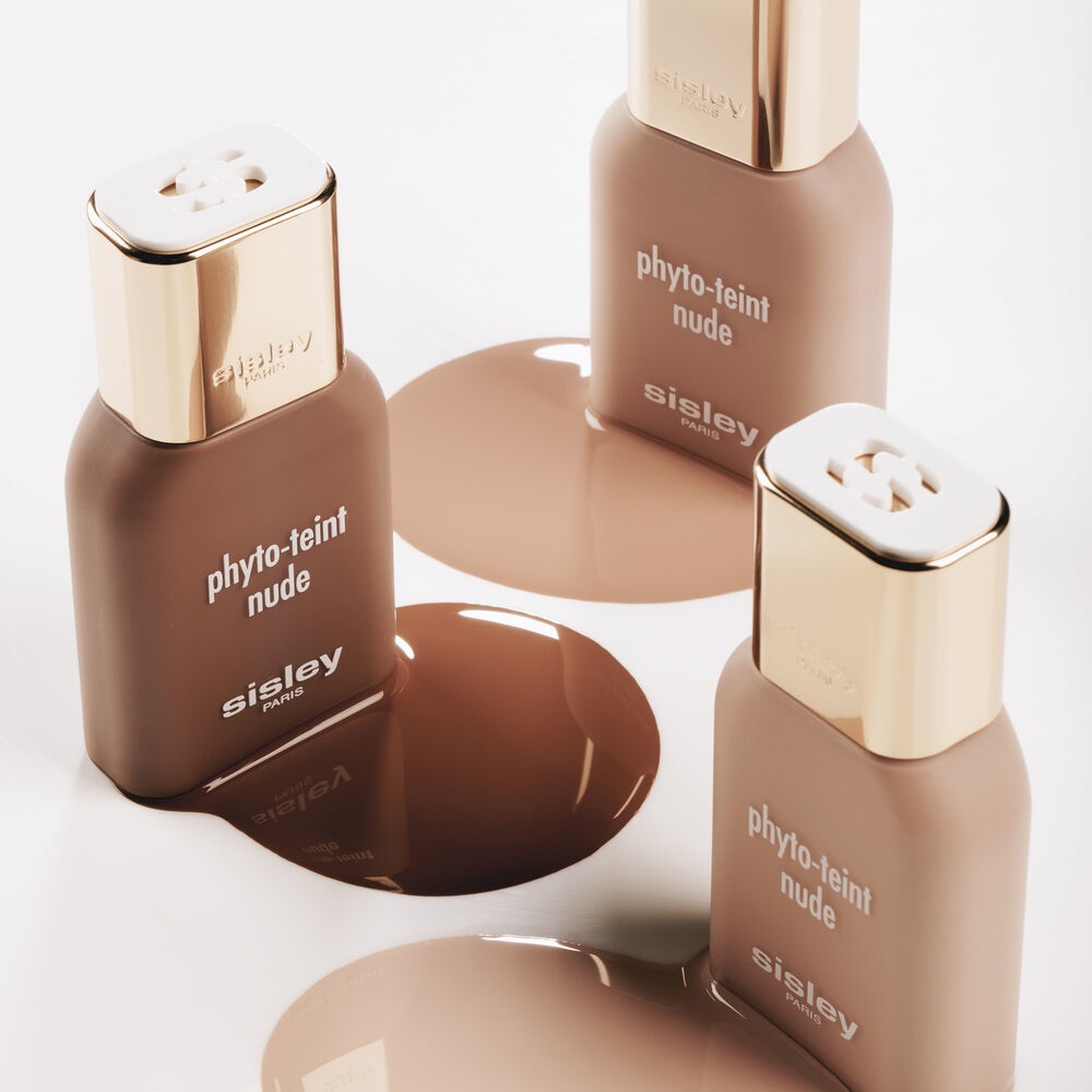 Sisley Phyto-Teint Nude Fondotinta Liquido 4C Honey 30ml - Incarnato Ultra-Naturale, Oil-Free, Finish Satinato