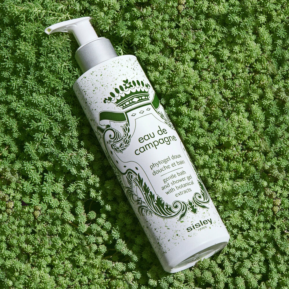 Sisley Phytogel Doux Douche et Bain Eau de Campagne 250 ml - Gel Schiuma Tonificante con Vite Rossa, Camomilla e Carota