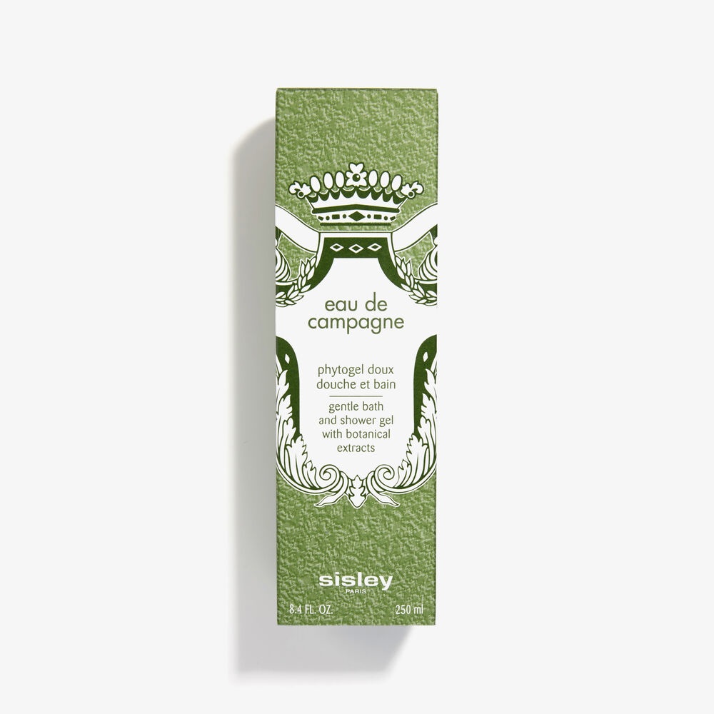 Sisley Phytogel Doux Douche et Bain Eau de Campagne 250 ml - Gel Schiuma Tonificante con Vite Rossa, Camomilla e Carota