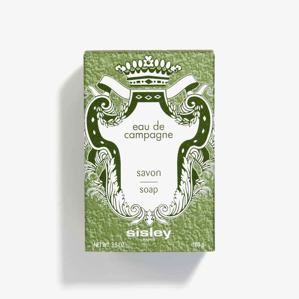 Sisley Savon Parfumé Eau de Campagne 100 g - Sapone da Toilette di Alta Qualità con Fragranza Fresca e Tonificante
