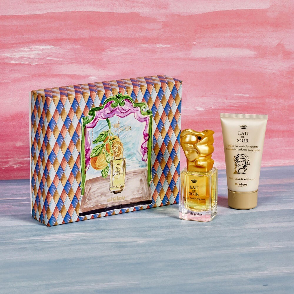 Sisley Coffret Eau du Soir Eau de Parfum 30 ml - Donna, Spray, Illustrato da Luke Edward Hall, Note di Pepe, Mandarino e Pompelmo