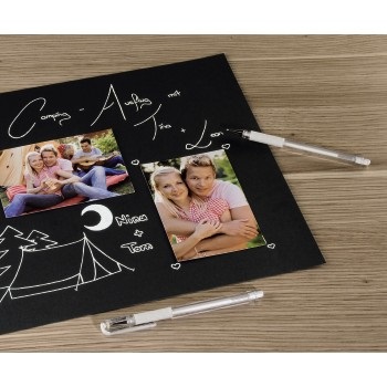 Pentel Gel Hybrid Grip Luna - Penna Roller 0.8 mm Bianco - Punta in Metallo, Design Trasparente, Ricaricabile, Conf. 12 pz