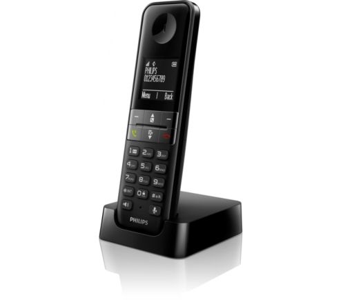 Logicom Vega 150 - Telefono fisso cordless DECT Bianco con display, memoria contatti e volume regolabile