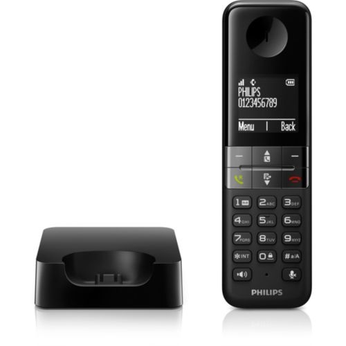 Logicom Vega 150 - Telefono fisso cordless DECT Bianco con display, memoria contatti e volume regolabile