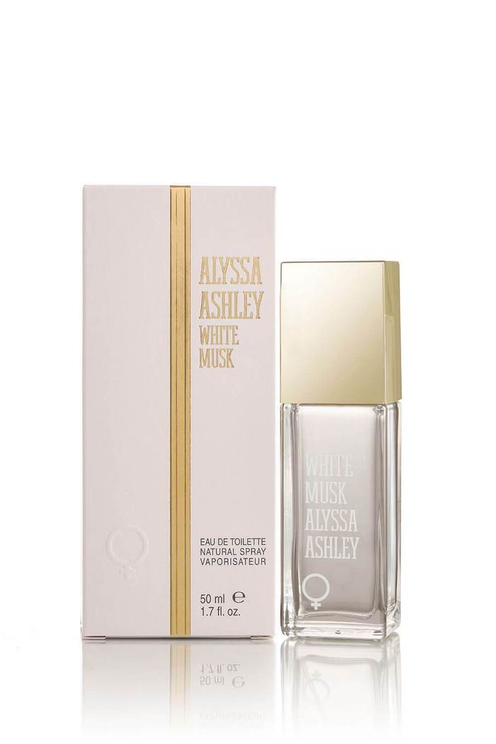 Alyssa Ashley White Musk Eau de Toilette 50 ml - Fragranza Floreale-Legnosa, Leggera e Sofisticata