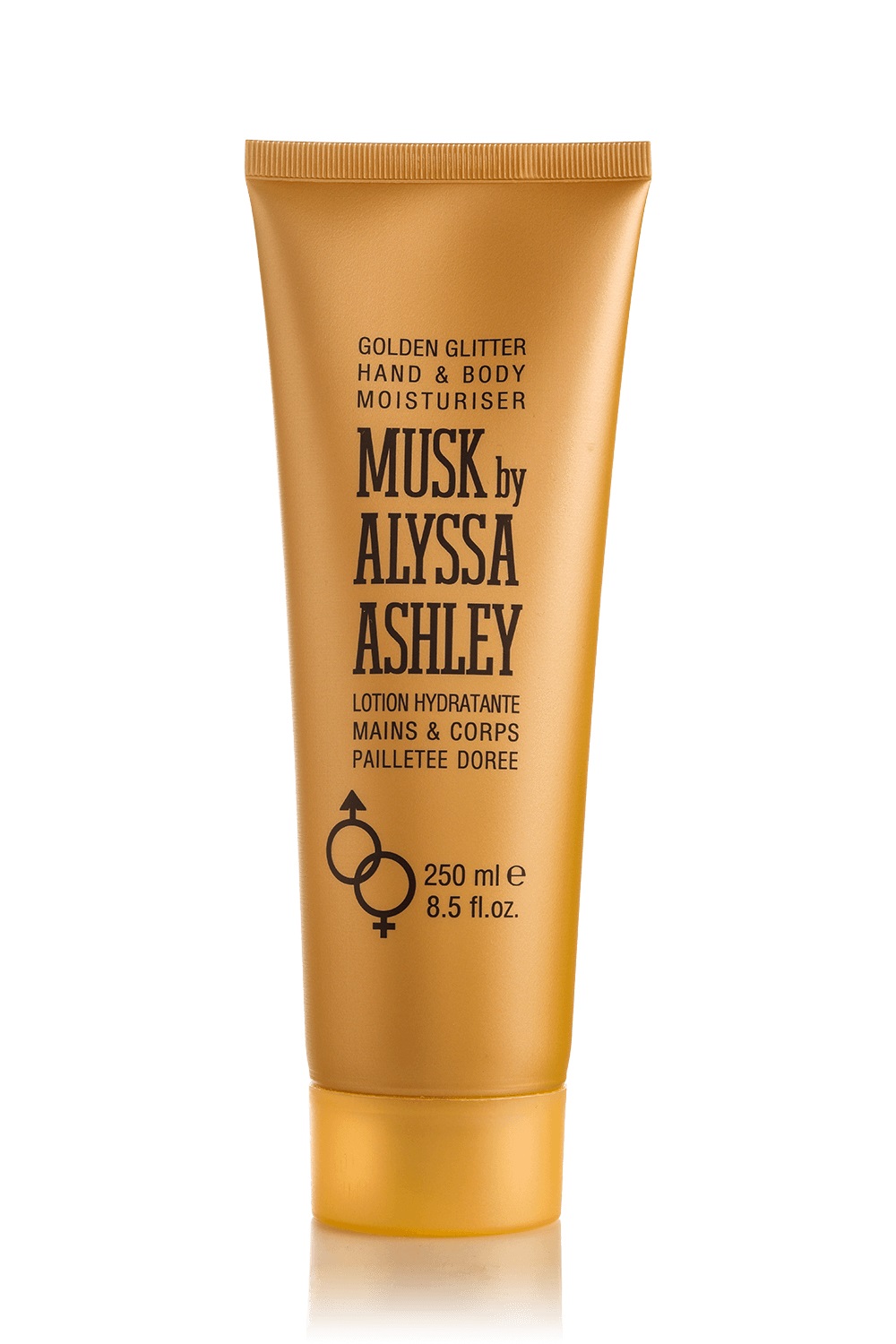 Alyssa Ashley Musk Crema Corpo e Mani Glitterata 250 ml - Lozione Idratante con Effetto Scintillante
