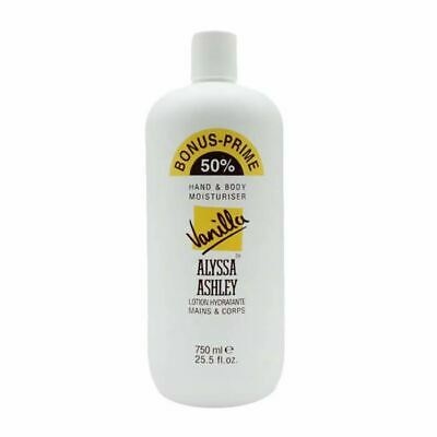 Alyssa Ashley Crema Corpo e Mani alla Vaniglia - Lozione Idratante Emolliente 750 ml