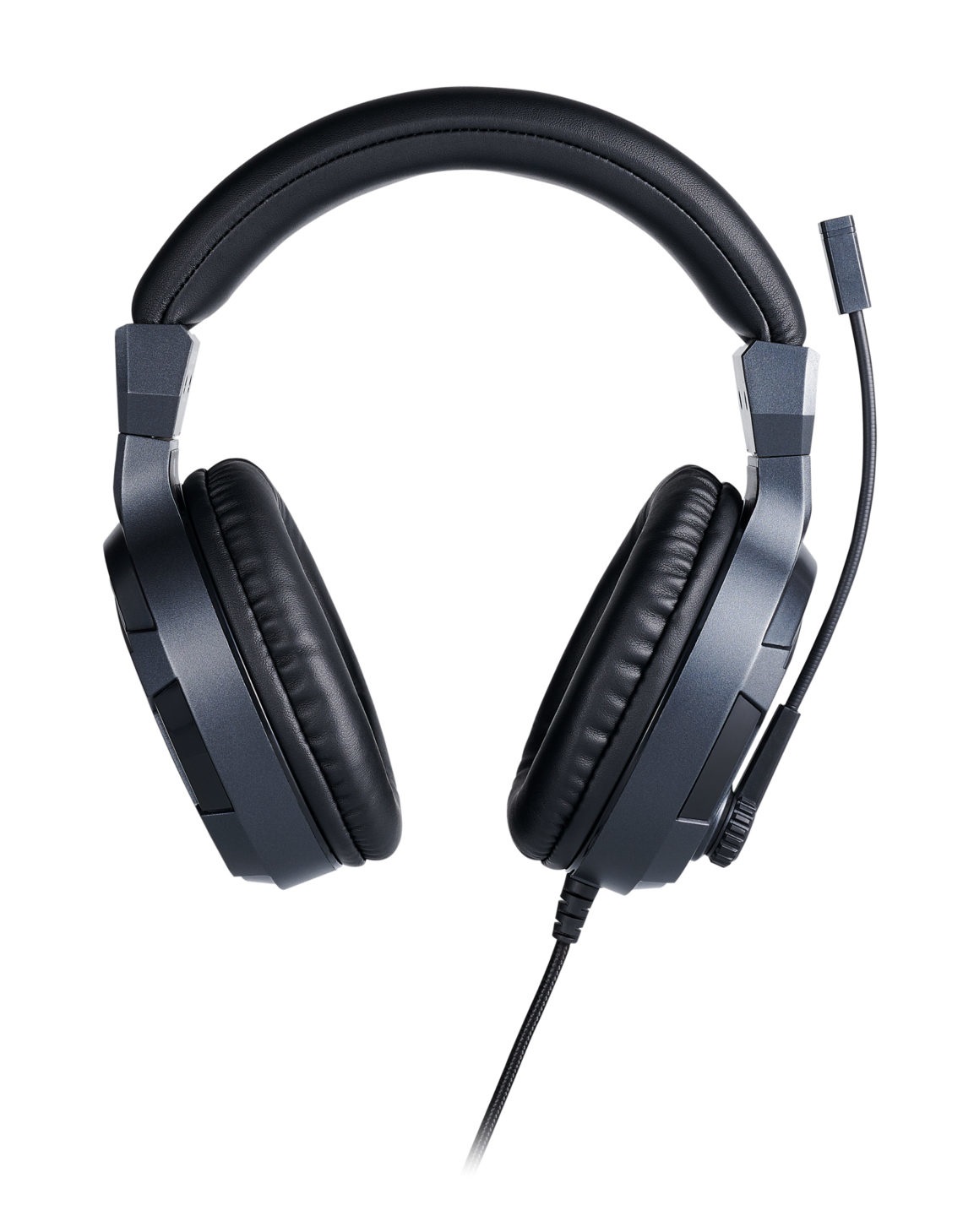 Big Ben Cuffie Gaming V3 Titanio - Compatibili con PS4, PS5, PC e Mac, Microfono Regolabile, Controllo Volume Integrato