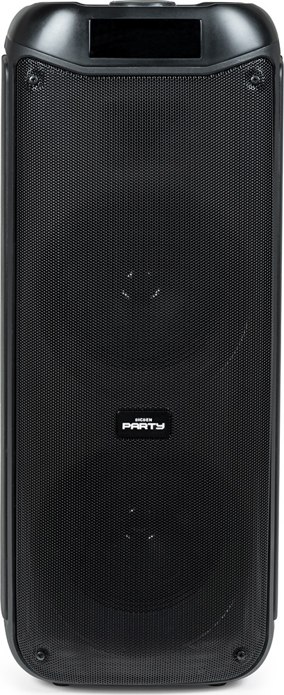 Bigben Cassa Attiva Speaker Wireless Bluetooth Portatile 200W con LED e Microfono - Nero