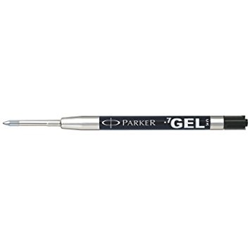 Parker Refill Gel Nero M 0,7 mm - Punta Media - Confezione in Blister