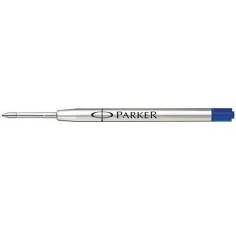 Parker QuinkFlow Ricarica per Penna a Sfera Blu M - Punta Media - 97mm - In Blister
