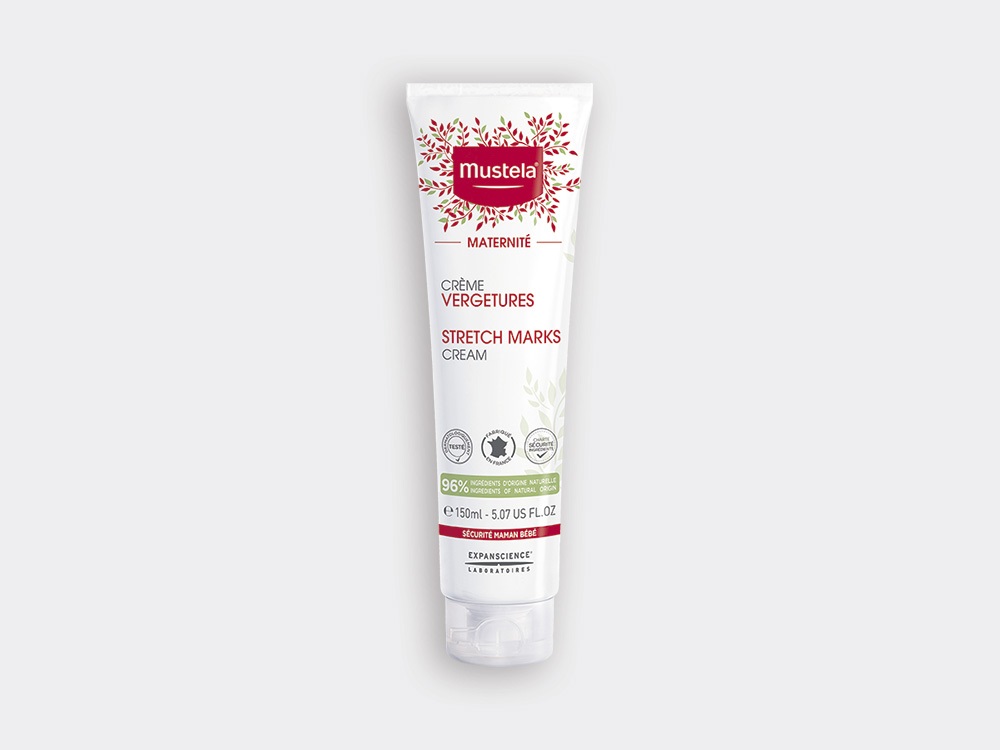 Mustela Crema Smagliature Senza Profumo 150 ml - Idratante, Elasticizzante e Lenitivo per Maternità