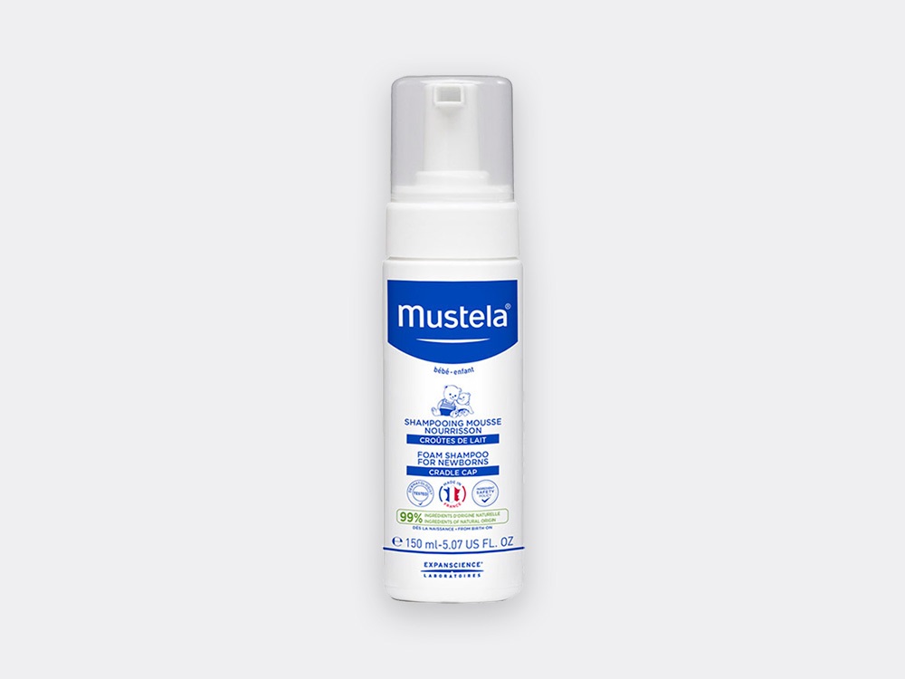 Mustela Shampoo Mousse 150 ml - Deterge delicatamente e previene la crosta lattea