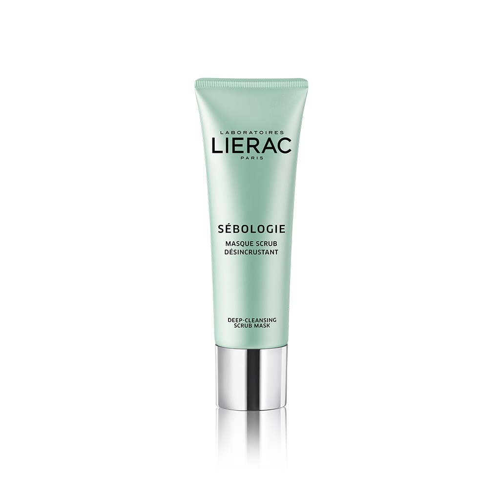 Lierac Sebologie Maschera Scrub Purificante 50 ml - Pulizia Viso Profonda con Argilla Verde e Bianca