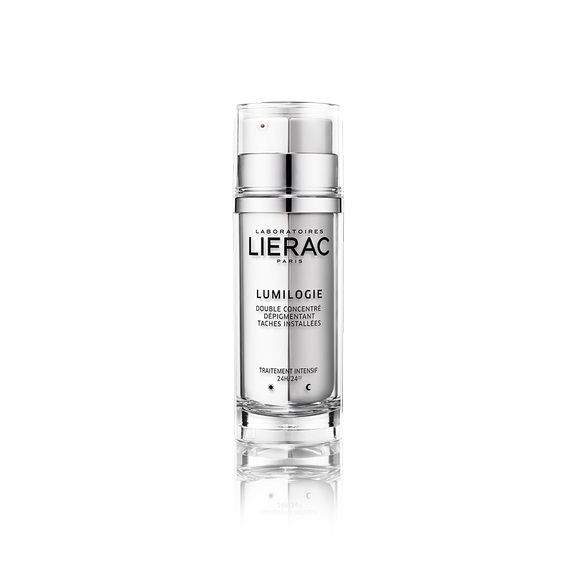 Lierac Lumilogie Doppio Concentrato 30ml - Trattamento Giorno e Notte per Correzione Macchie su Pelle Mista a Grassa