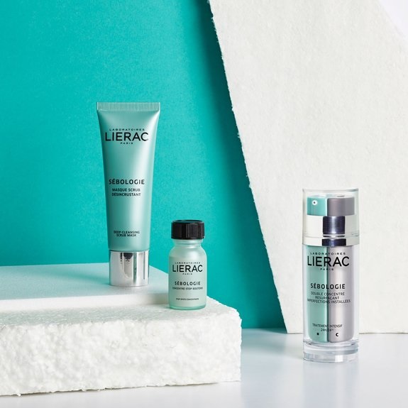 Lierac Sebologie Concentrato Anti-Imperfizioni 15 ml - Trattamento Localizzato per Brufoli e Segni Cicatriziali