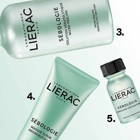 Lierac Sebologie Gel Fluido Sebo-Regolatore 40ml - Corregge Imperfezioni, Pori Dilatati e Pelle Lucida