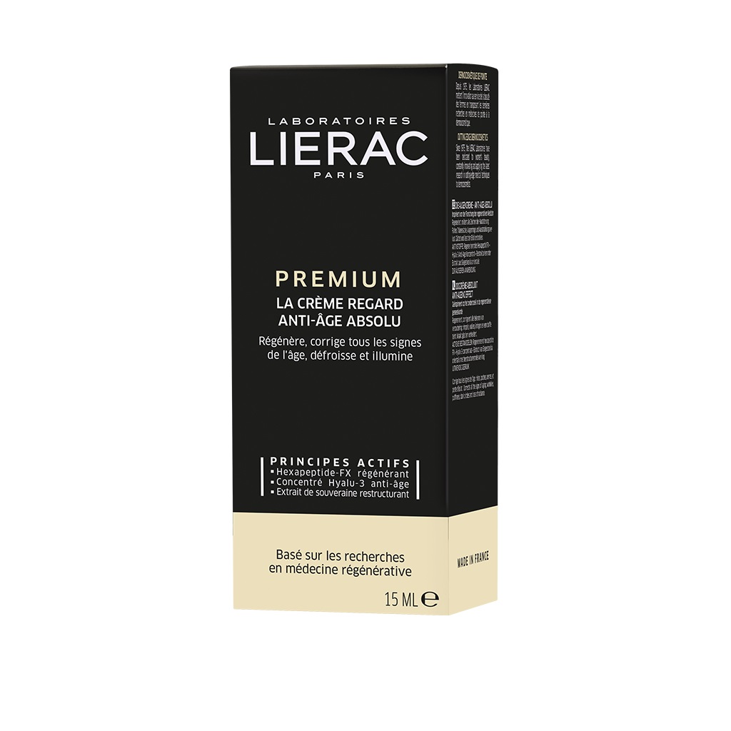 Lierac Premium Crema Contorno Occhi Anti-Età Globale con Acido Ialuronico - 15 ml