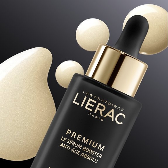 Lierac Premium Siero Booster Anti-età Globale 30 ml - Ridensificante, Illuminante, Leviga e Rimpolpa