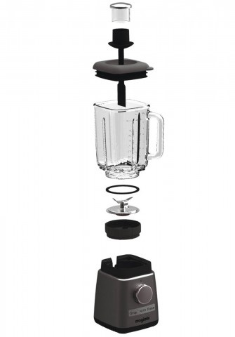 Magimix 11628EA Frullatore Power Blender Nero 1,8 L 1300 W con Garanzia Italiana