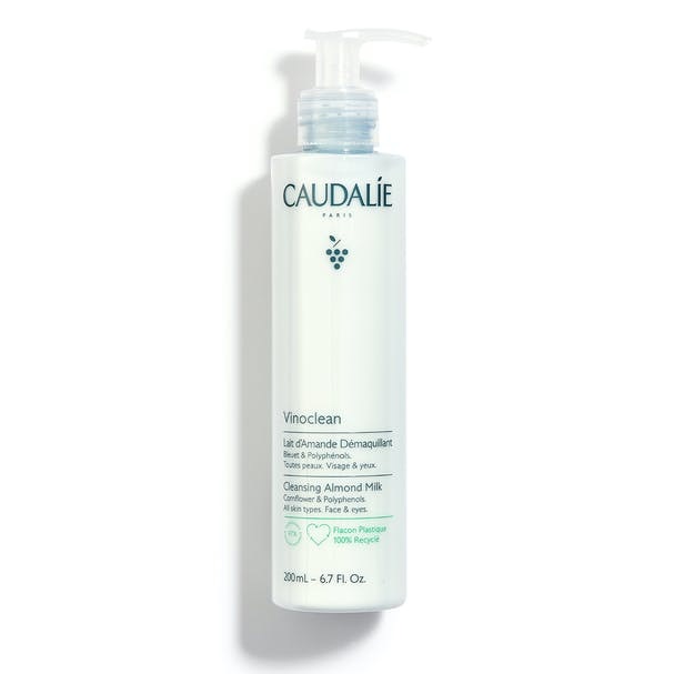 Caudalie Vinoclean Latte di Mandorla Struccante 200 ml - Deterge e nutre delicatamente viso e occhi