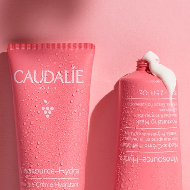 Caudalie Vinosource-Hydra Maschera-Crema Idratante 75 ml - Nutre e Lenisce Pelli Secche e Sensibili