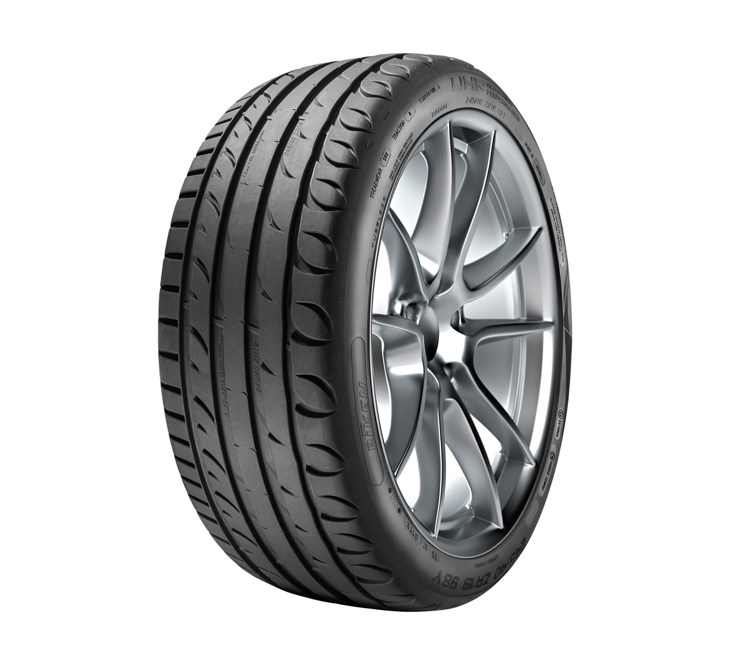 Riken Ultra High Performance XL 245/45 R18 100W - Pneumatico Estivo - Efficienza C, Aderenza C, Rumore 72 dB